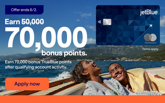 Earn 70,000 bonus points. Earn 70,000 bonus TrueBlue points after qualifying account activity.