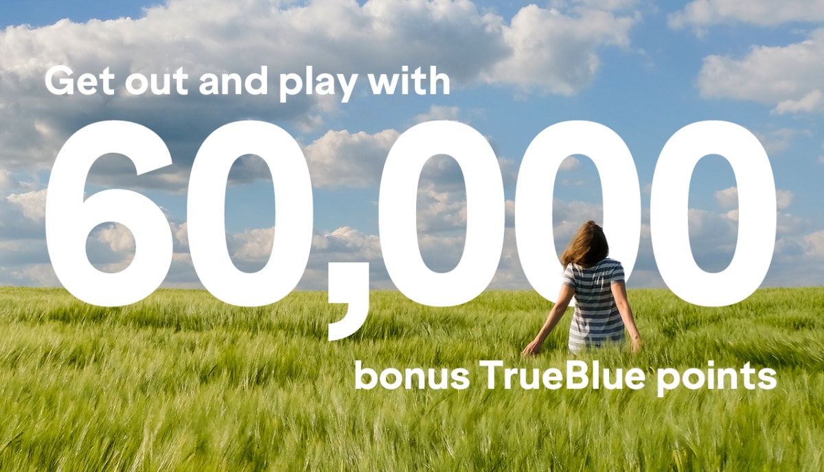 Get out and play with 60,000 bonus TrueBlue points with the JetBlue Plus card.