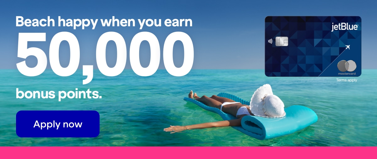 Beach happy when you earn 50,000 bonus points. Click here to apply now. Terms Apply.