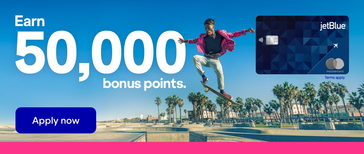 Earn 50,000 bonus points. Click here to apply now. Terms apply.