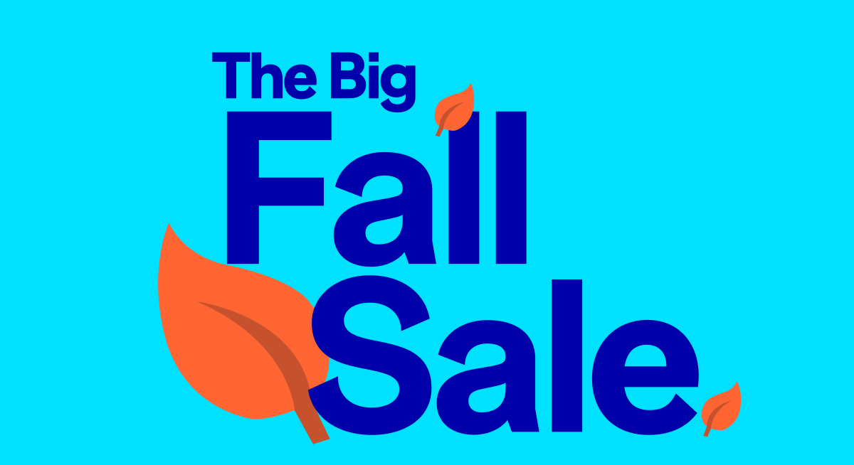 The Big Fall Sale.