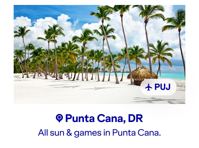 Punta Cana, DR. All sun & games in Punta Cana. Click here to learn more.